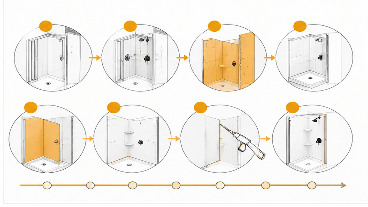 How Shower Installation Actually Works — acrylic shower installers