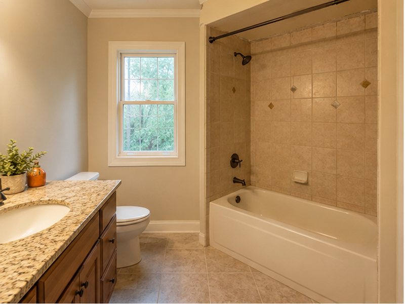 Custom Tile Showers and Bathroom Remodeling in Franklin, TN — Before