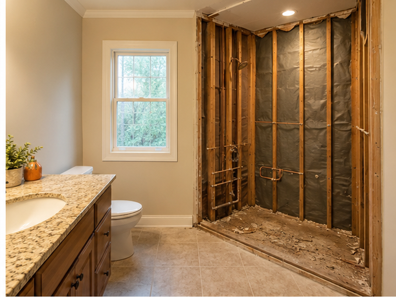 Custom Tile Showers and Bathroom Remodeling in Franklin, TN — Demolition & prep