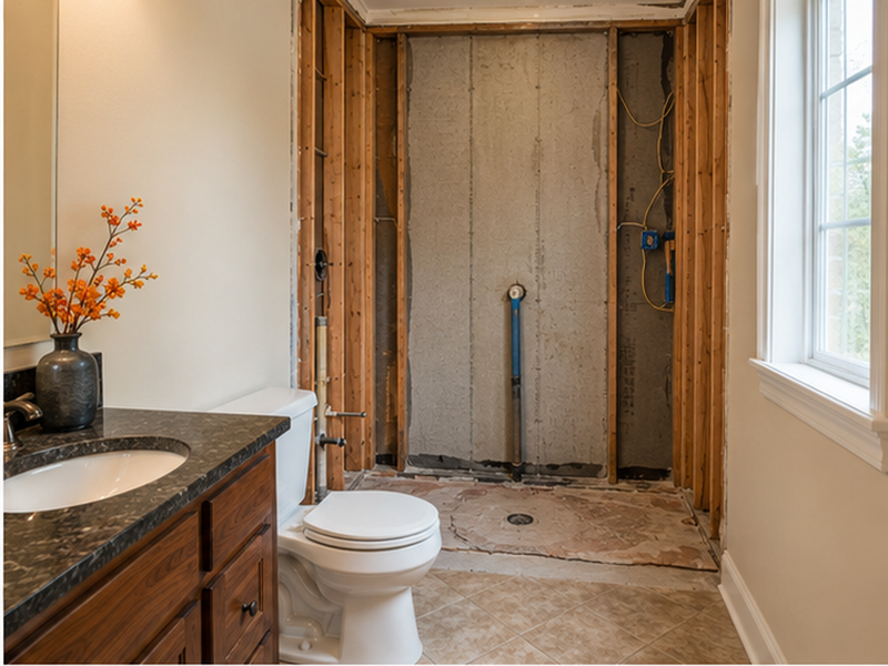 Custom Tile Showers and Bathroom Remodeling in Franklin, TN — Demolition & prep