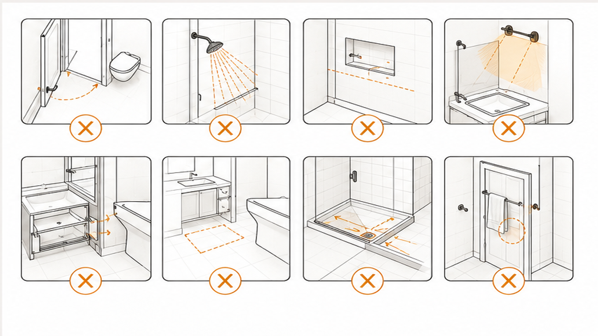 Mistakes to Avoid During Planning — bathroom designs