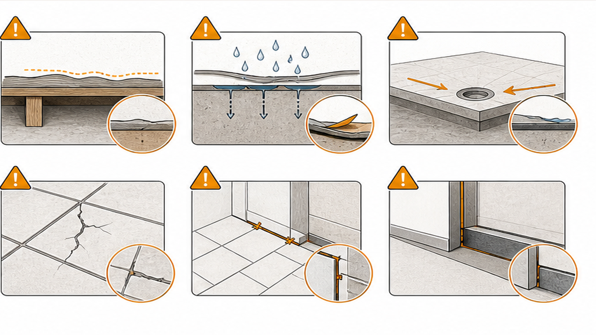 Common Pitfalls in Bathroom Flooring — Bathroom Remodeling