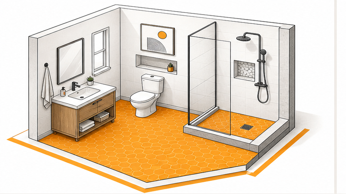 Bathroom Flooring — bathroom flooring