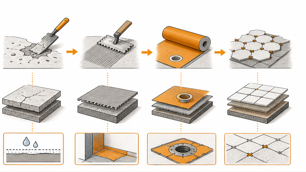 Understanding Bathroom Flooring Materials and Prep — Bathroom Remodeling