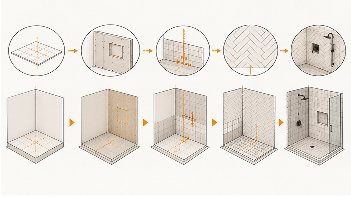 The Mechanics of a Lasting Tile Layout — bathroom remodeling designs
