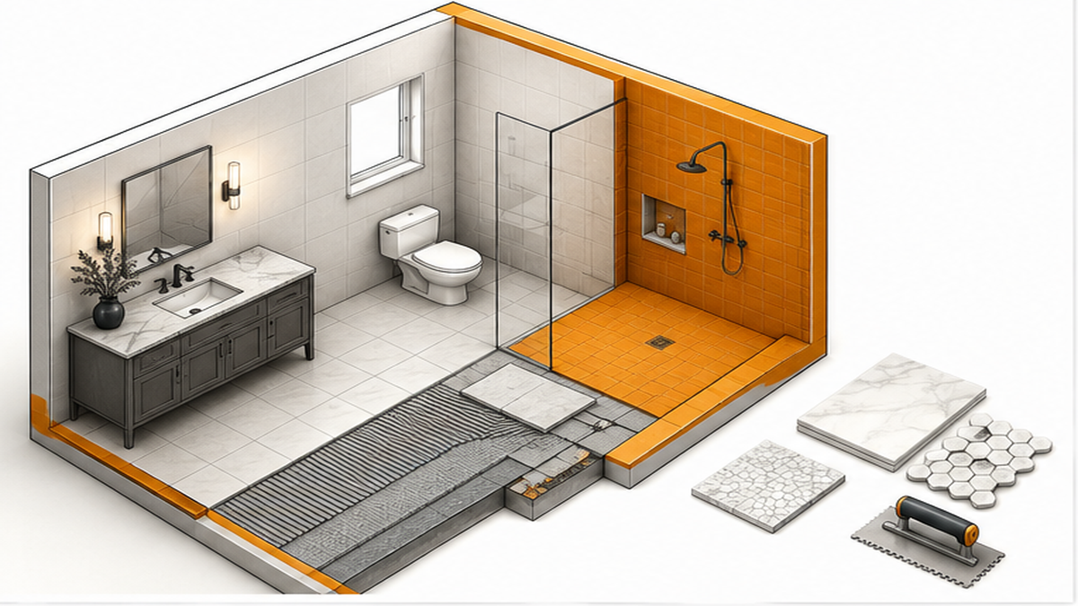 Bathroom Tile Installation Process — bathroom tile installation process