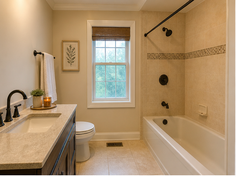 Custom Bathroom Remodeling in Franklin — Before