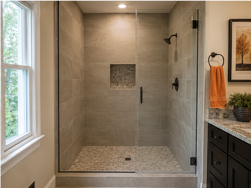 Custom Bathroom Remodeling in Franklin — Finished result