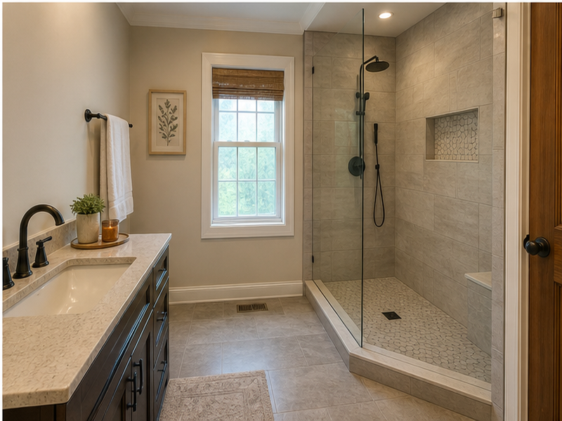 Custom Bathroom Remodeling in Franklin — proof detail