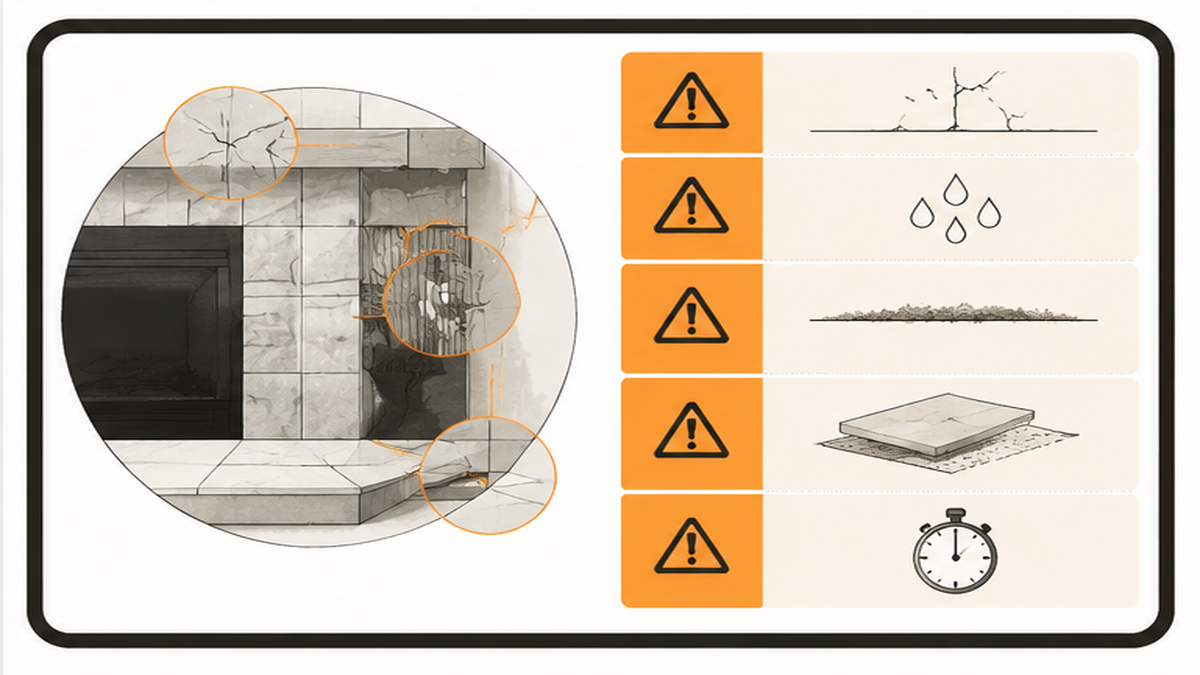 The Hidden Risks of a Cheap Fireplace Bid — fireplace tile installation cost