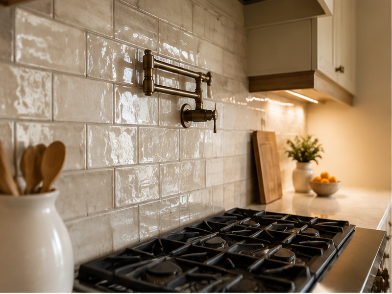 Kitchen Tile Contractor in Franklin, TN — Craftsmanship detail