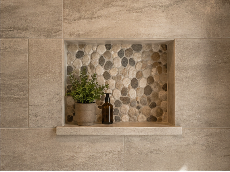 Bathroom Tile Installation in Franklin, TN — Material close-up