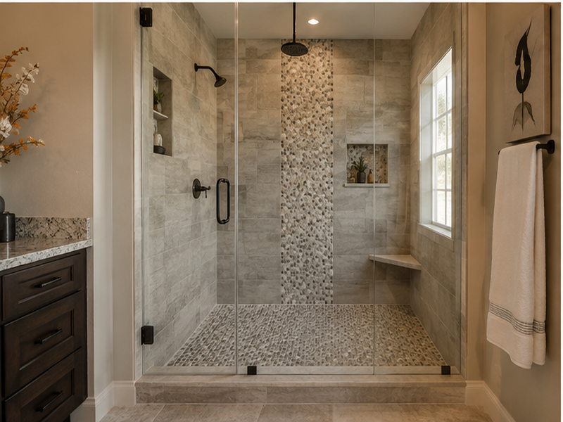 Bathroom Tile Installation in Franklin, TN — Finished look