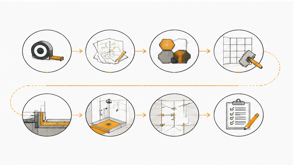 What a professional tile estimate includes — cost of bathroom tile installation