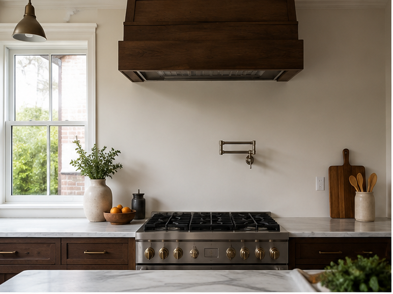 Custom Backsplash Tile Installation in Franklin, TN — Before
