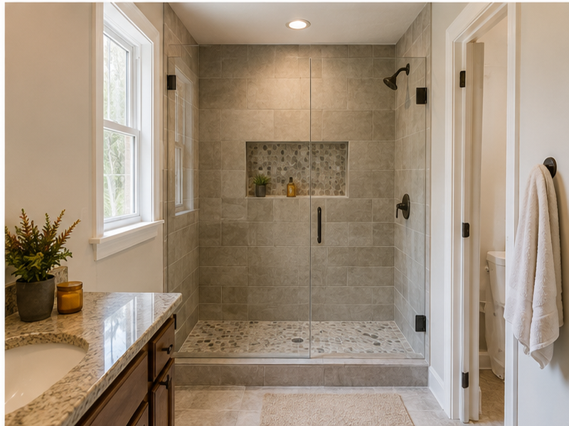 Custom Bathroom Remodeling in Franklin, TN — Finished result