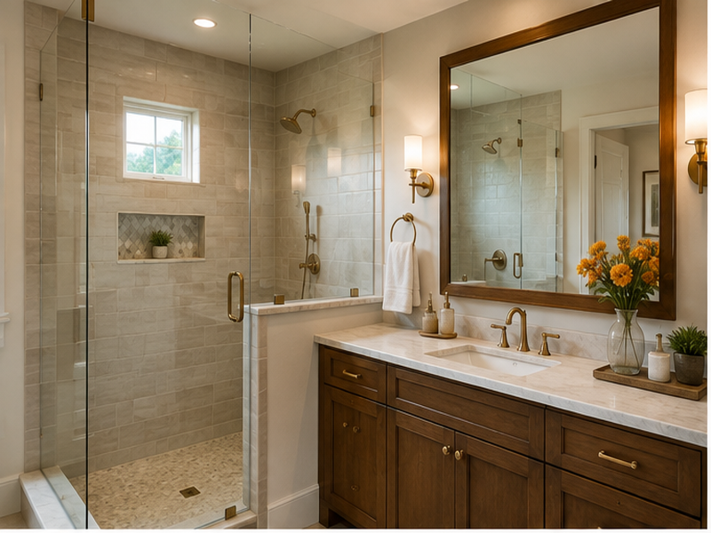 Custom Bathroom Remodeling in Franklin, TN — Craftsmanship detail