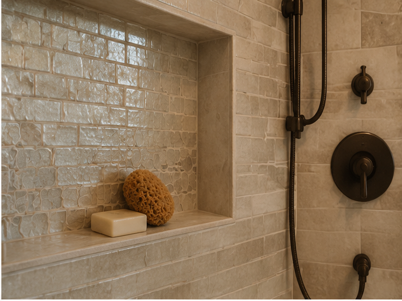 Custom Bathroom Remodeling in Franklin, TN — Material close-up