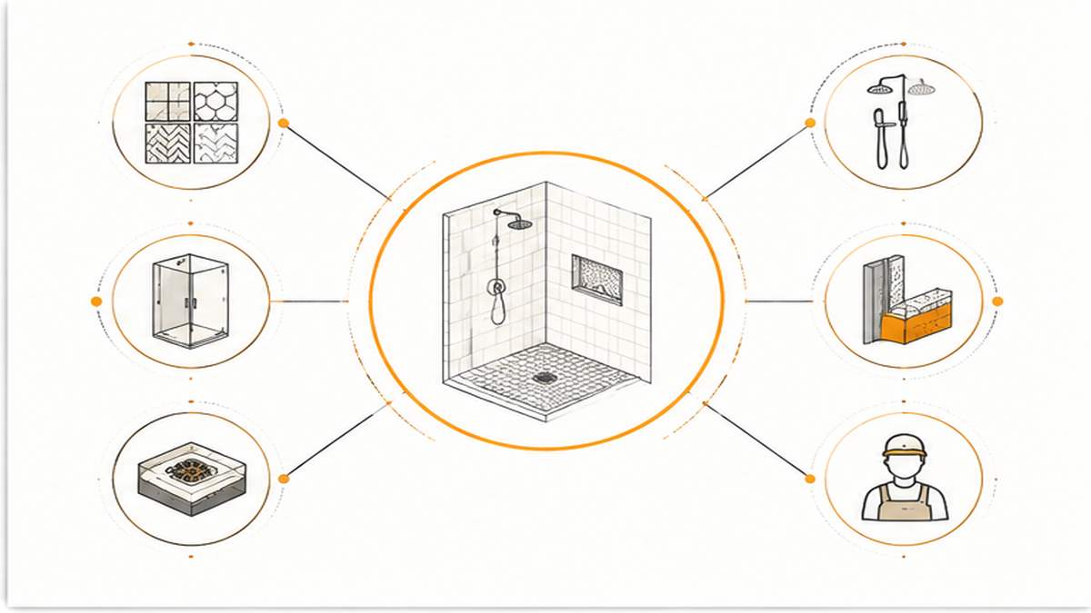 Main Variables That Drive Your Estimate — custom tile shower installation cost