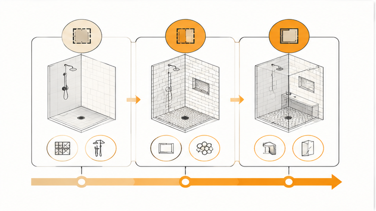 Understanding Project Scope Tiers — custom tile shower installation cost