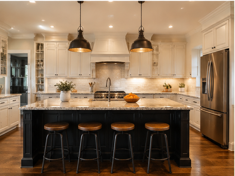 Kitchen and Bath Tile Installation in Franklin — Finished kitchen look