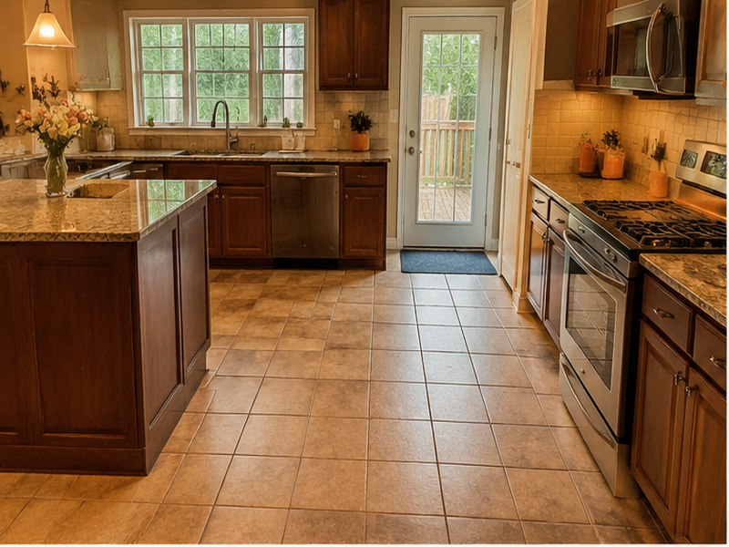 Kitchen and Bath Tile Installation in Franklin — Before