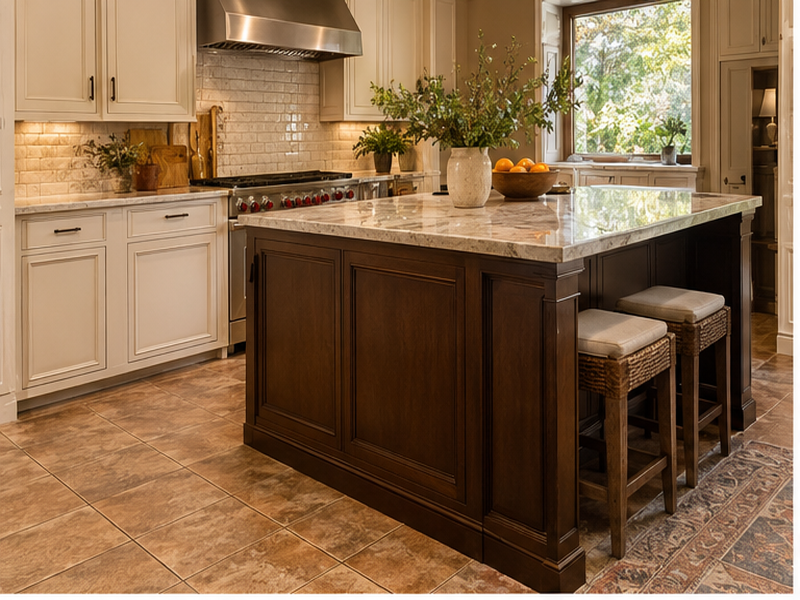 Kitchen Tile Services in Franklin, TN — Before