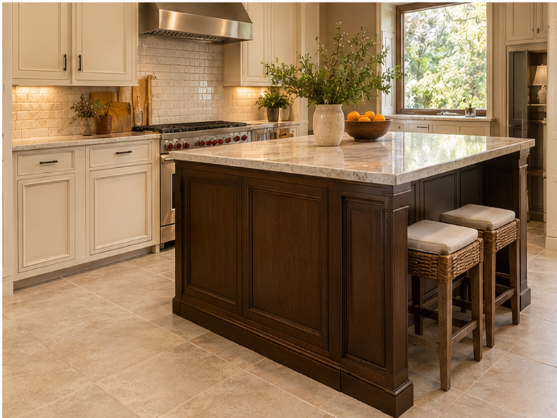 Kitchen Tile Services in Franklin, TN — Finished result