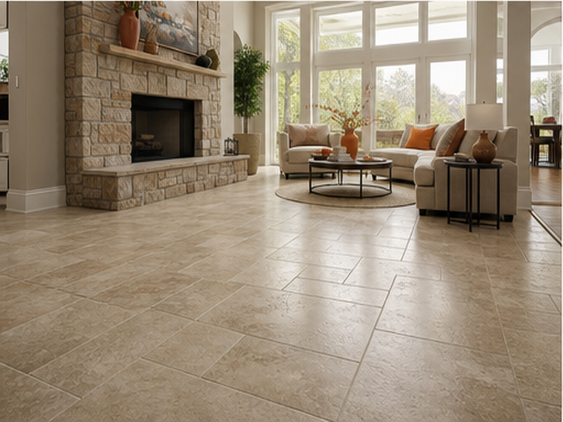 Professional Tile Floor Installation in Franklin, TN — Finished look