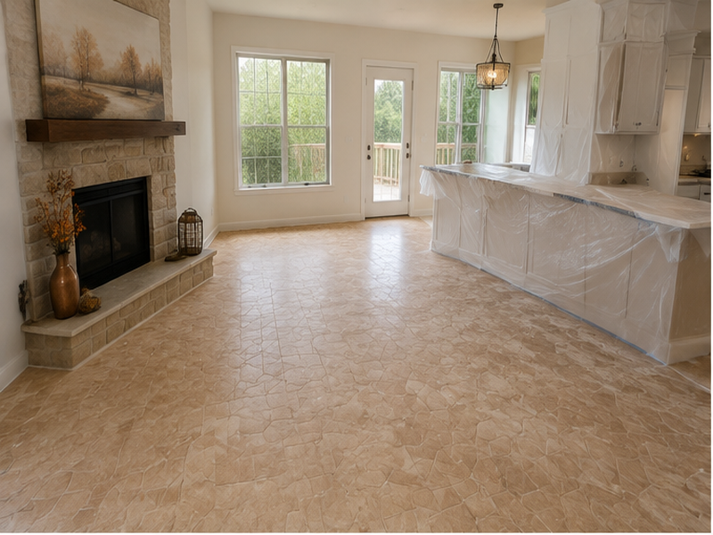 Replacement Floor Tile in Franklin, TN — Before