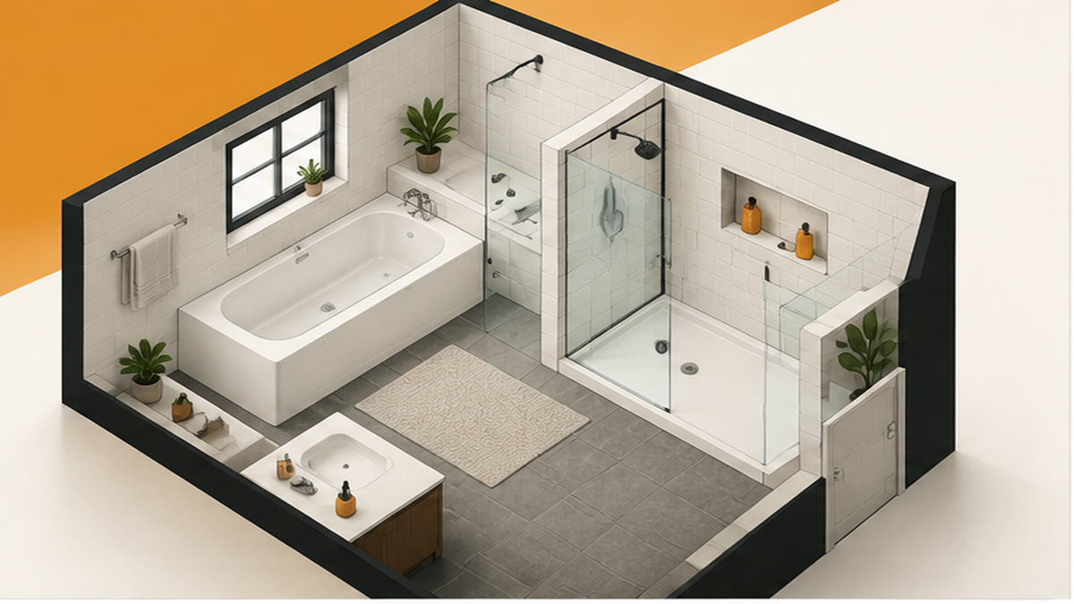 Bath Tub To Shower Conversion — bath tub to shower conversion