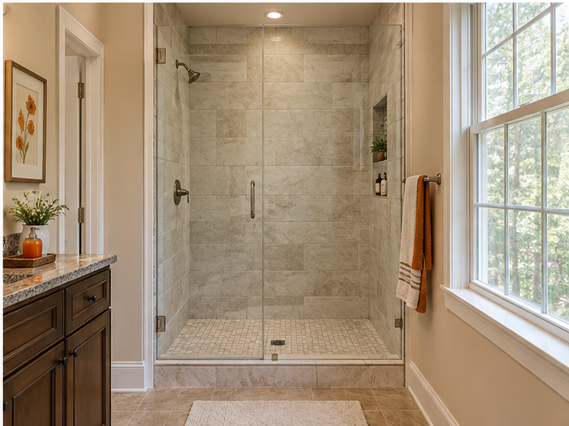 Custom Shower Renovations in Franklin, TN — Finished result