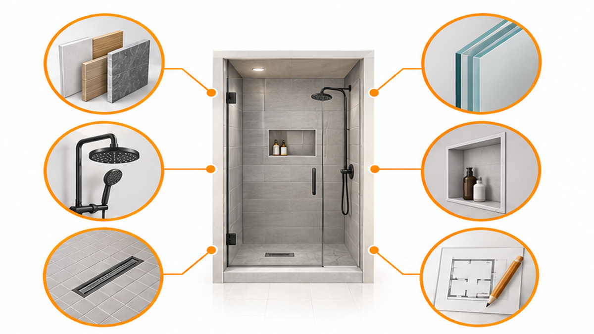 Core Variables That Drive Your Estimate — one day tub to shower conversion cost