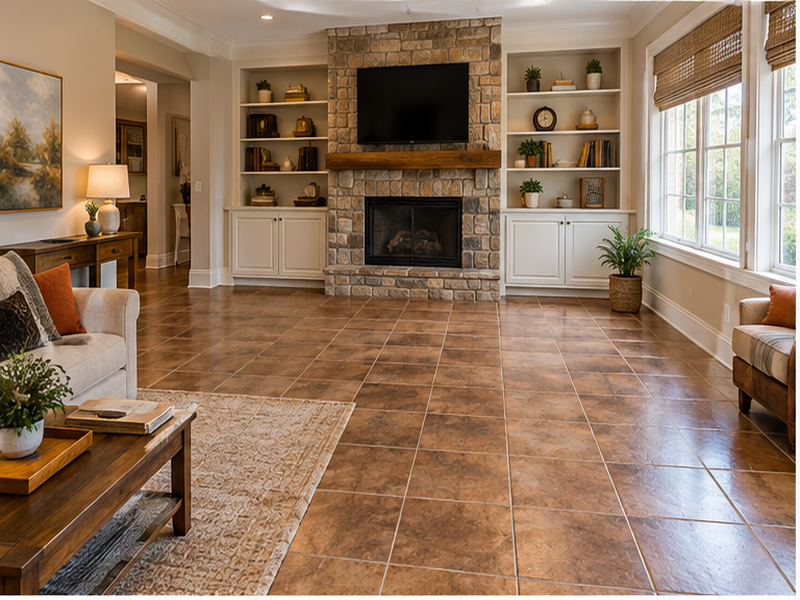 Tile Floor Installation in Franklin, TN — Before