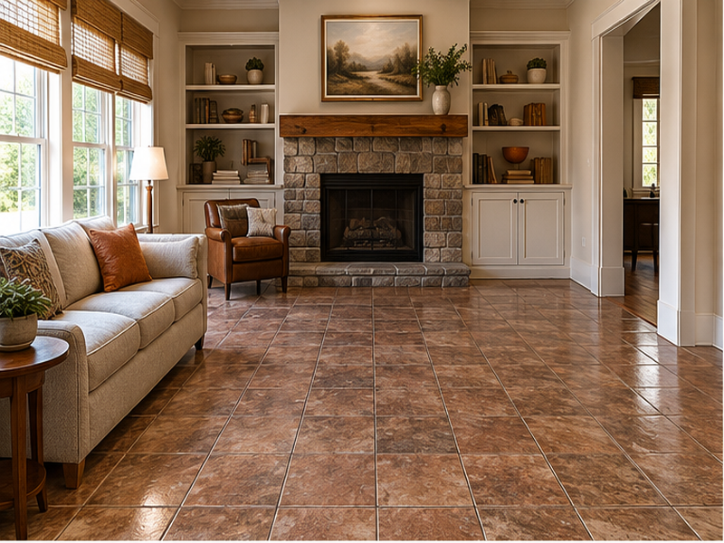 Tile Floor Installation in Franklin, TN — Before