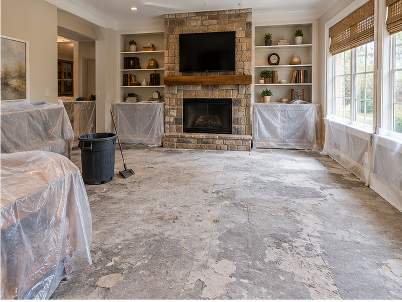 Tile Floor Installation in Franklin, TN — Demolition & prep