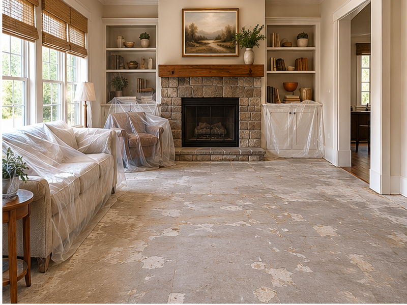 Tile Floor Installation in Franklin, TN — Demolition & prep