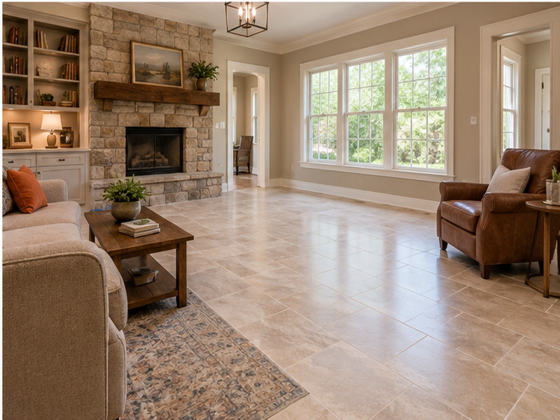 Tile Flooring Contractor Near Me in Franklin — Finished result