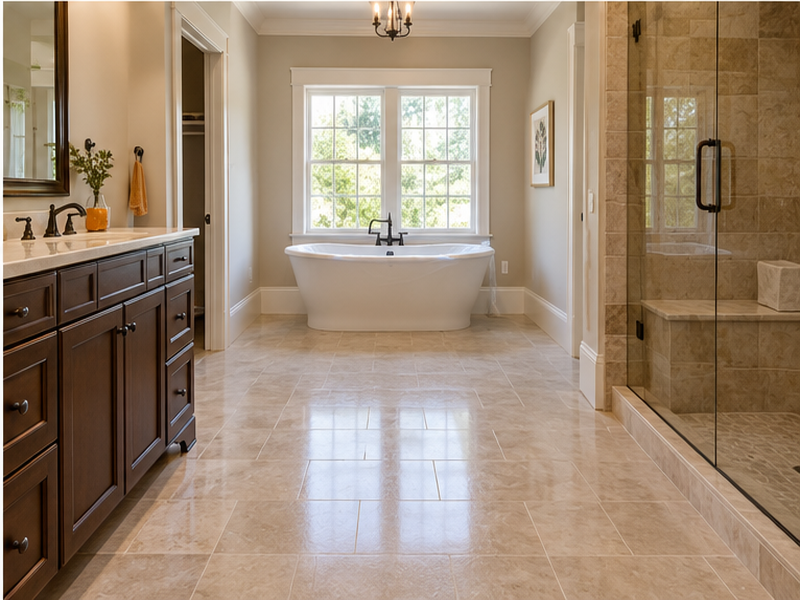 Tile Flooring Contractor Near Me in Franklin — Finished result