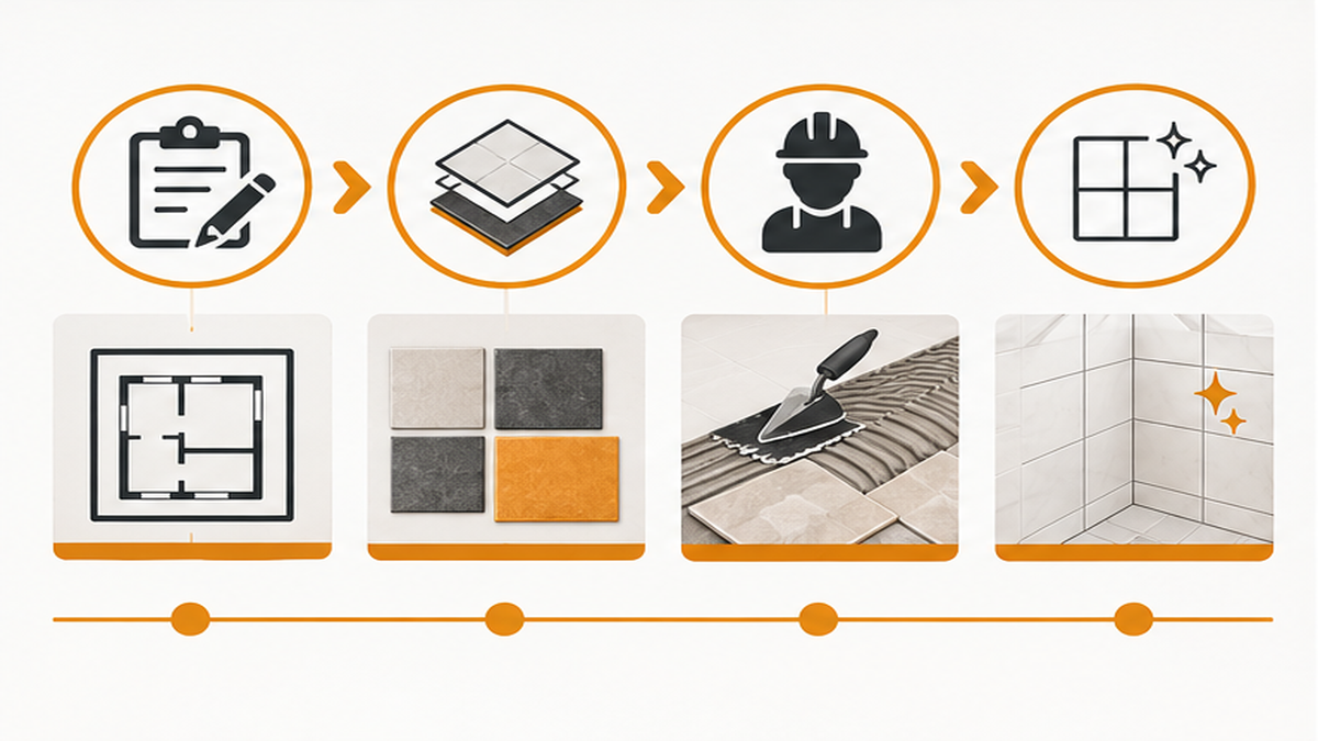 What a Professional Quote Includes — wall tile installation price