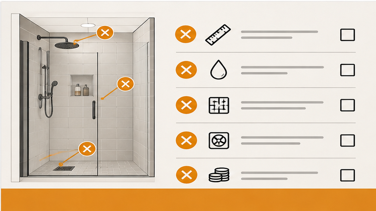 Mistakes To Avoid During A Conversion — bathroom tub to shower conversion