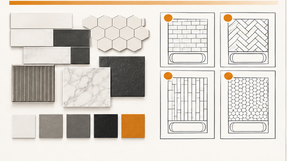 Choosing Materials and Layouts — bathtub wall tile installation