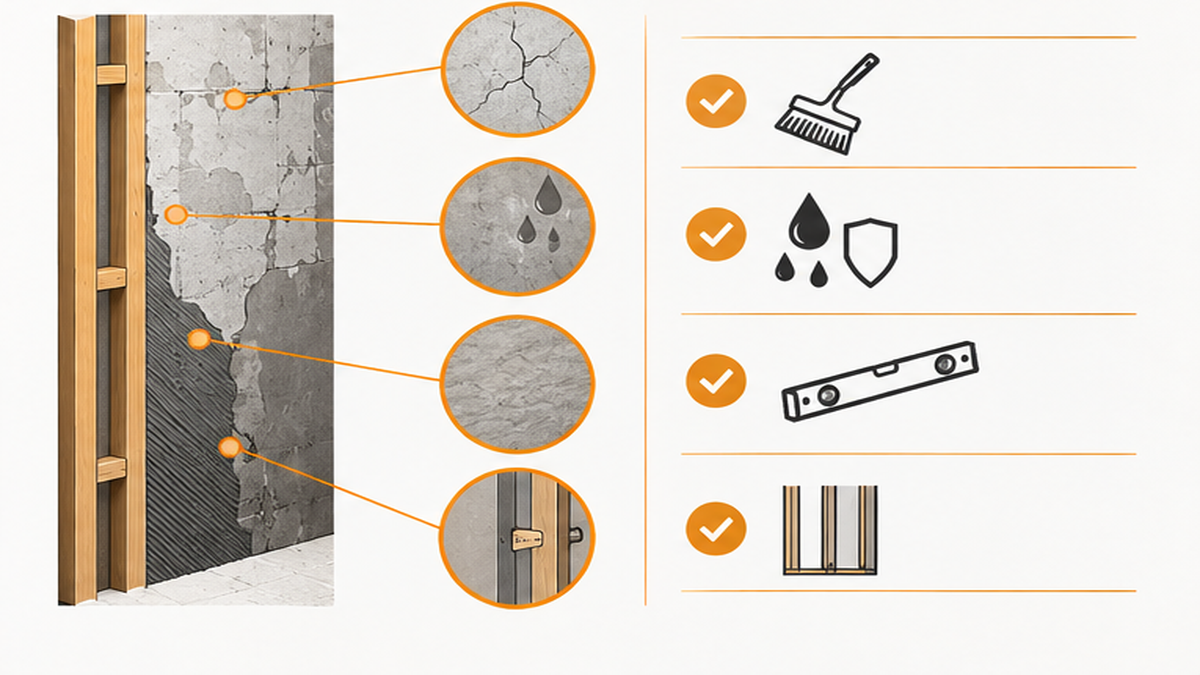 Mistakes to Avoid During Wall Prep — ceramic wall tile installation