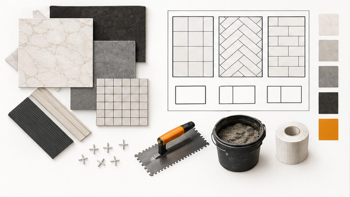 Planning Your Tile Layout and Materials — ceramic wall tile installation