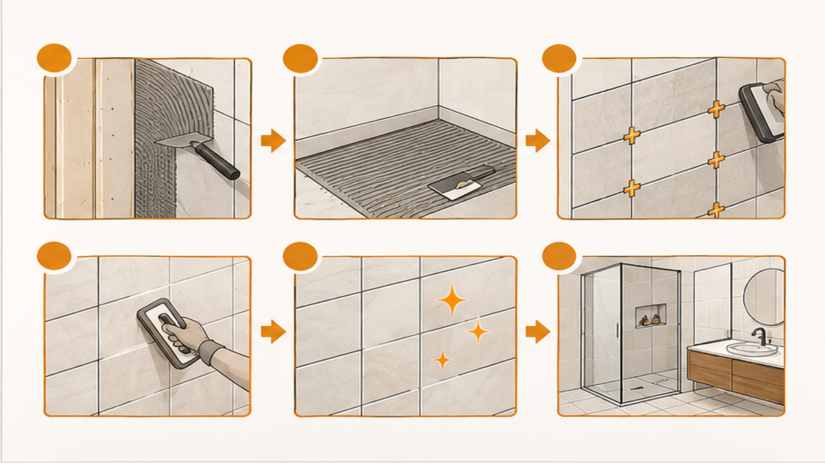What to Expect During the Tile Installation Process — contractors for remodeling homes