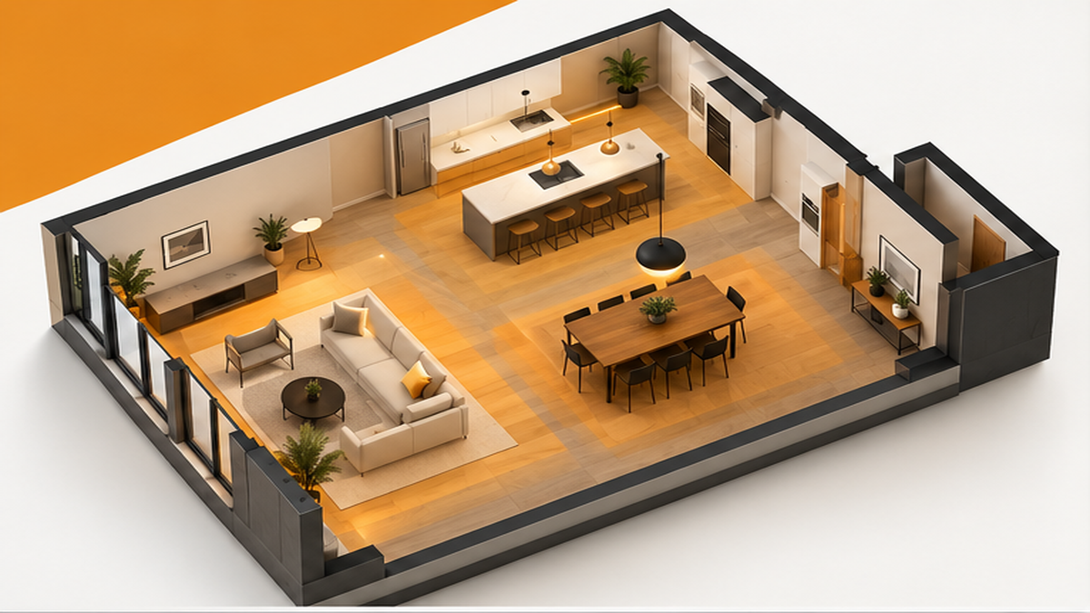 Coordinating Light Fixtures In Open Floor Plan — coordinating light fixtures in open floor plan